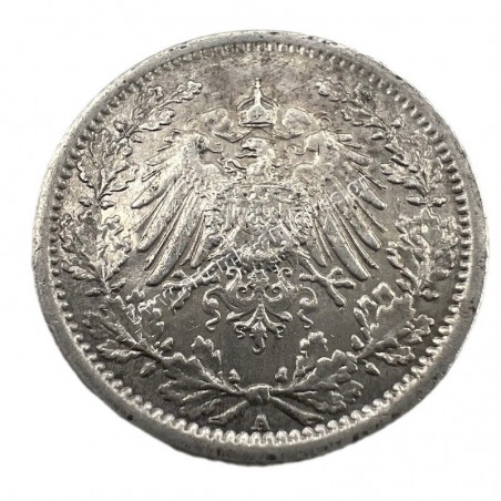 1/2 Mark 1918 A Wilhelm II Germany