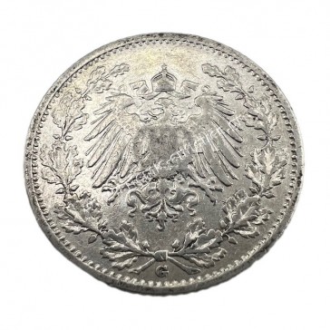 1/2 Mark 1906 G Wilhelm II Γερμανία