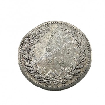 10 Cents 1882 Willem III Netherlands 2