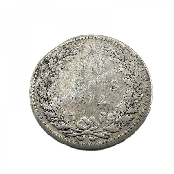 10 Cents 1882 Willem III Netherlands