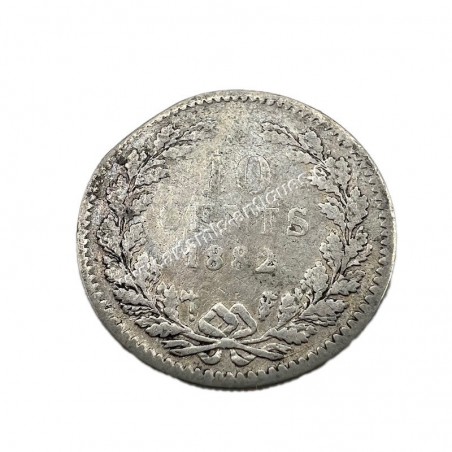 10 Cents 1882 Willem III Ολλανδία