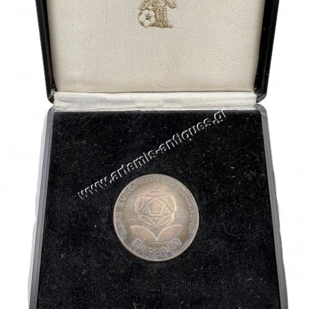 UEFA EUROPEAN CHAMPIONSHIP 1980 Silver Proof Medal