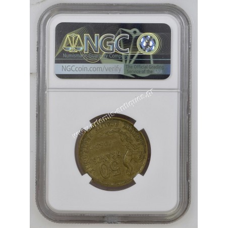 50 Francs 1950 KM-918.1 NGC AU53 France Rare