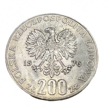 200 Zlotych 1976 UNC Summer Olympics Poland