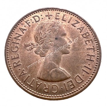 1 Penny 1965 UNC Red Elizabeth II Ηνωμένο Βασίλειο