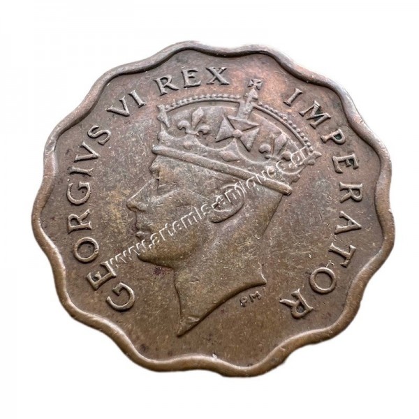 1/2 Piastre 1944 George VI Κύπρος