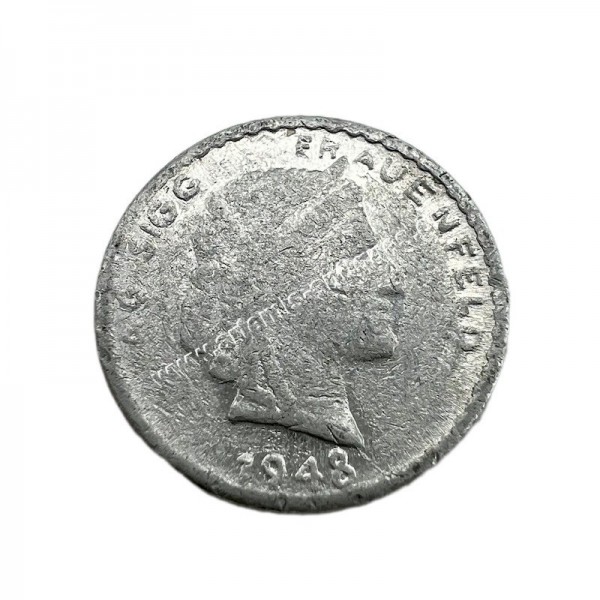 5 Rappen 1948 Μάρκα Ελβετία