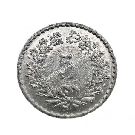 5 Rappen 1948 Μάρκα Ελβετία