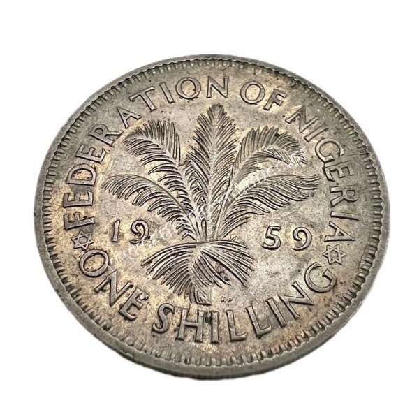 1 Shilling 1959 Elizabeth II Νιγηρία