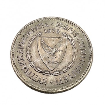 50 Mils 1972 UNC-BU Cyprus 2