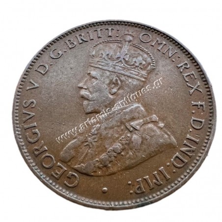 1/2 Penny 1936 George V Australia