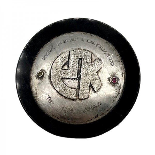 PYRKAL Onyx Paperweight with Silver Surface