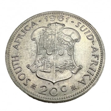 20 Cents 1961 1st Decimal Series Νότιος Αφρική 2