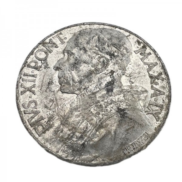 10 Lira 1947 Pius XII Βατικανό