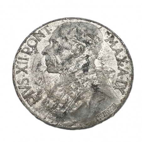 10 Lira 1947 Pius XII Βατικανό