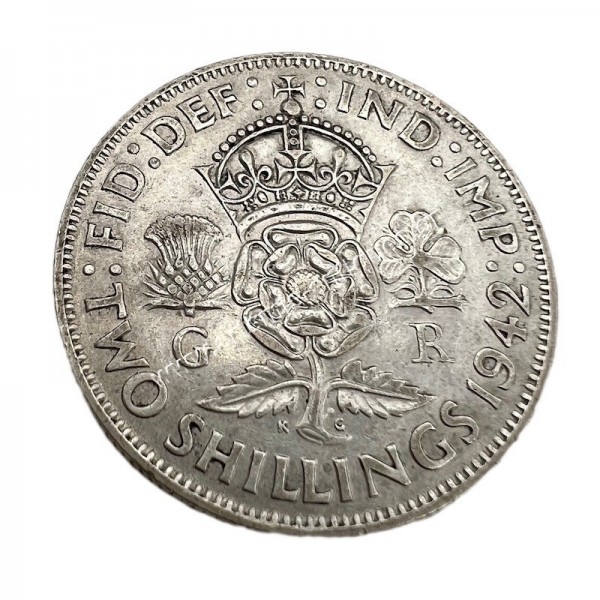 2 Shillings 1942 George VI Ηνωμένο Βασίλειο