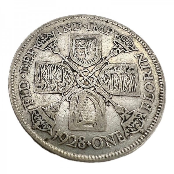 1 Florin 1928 George V Ηνωμένο Βασίλειο