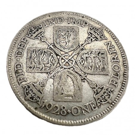 1 Florin 1928 George V United Kingdom