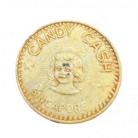 1 Dollar 1971 Candy Cash Singapore Blue Box Toy Town Μάρκα