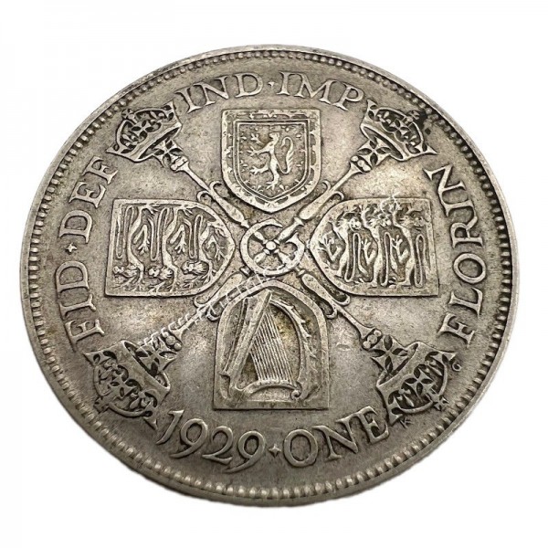 1 Florin 1929 George V Ηνωμένο Βασίλειο