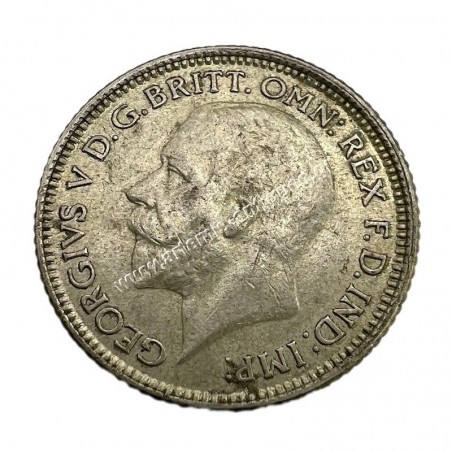 6 Pence 1929 George V Ηνωμένο Βασίλειο