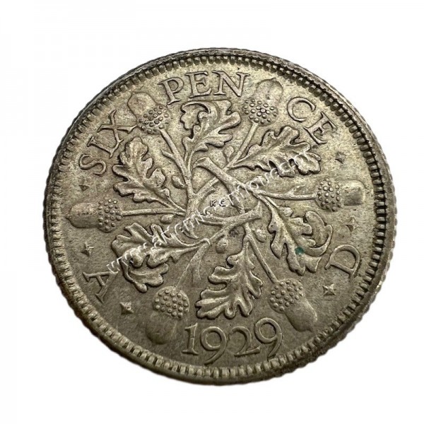 6 Pence 1929 George V United Kingdom