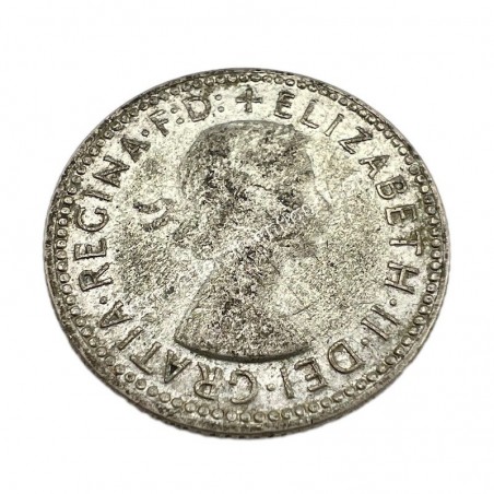 6 Pence 1955 Elizabeth II Proof Australia