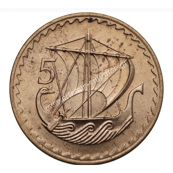 5 Mils 1979 CCG MS 66 Κύπρος