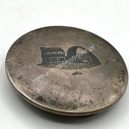 Ασημένια Θήκη Πούδρας Σαβάτι