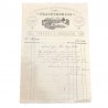 Mechanical Sawmill "The Peloponnese" Receipt August 22, 1896