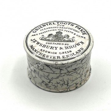 Oriental Tooth Paste by Jewsbury & Brown Manchester England Τέλη 1800