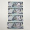 4 x 1 Dollar 2006 Elizabeth II P-33a UNC UNC Συνεχόμενα Νούμερα Νήσοι Κέιμαν