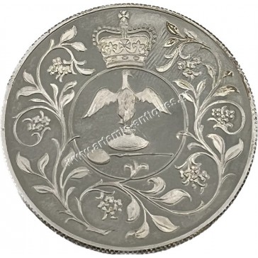 25 New Pence 1977 Elizabeth II Silver Proof Silver Jubilee United Kingdom 2