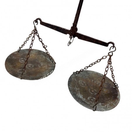 Ελληνική Ζυγαριά 1808 με Σφραγίδες Ελέγχου από τη Βασιλική Χωροφυλακή