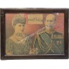 King Constantine I and Queen Sophia of Greece , Lithograph of the Era