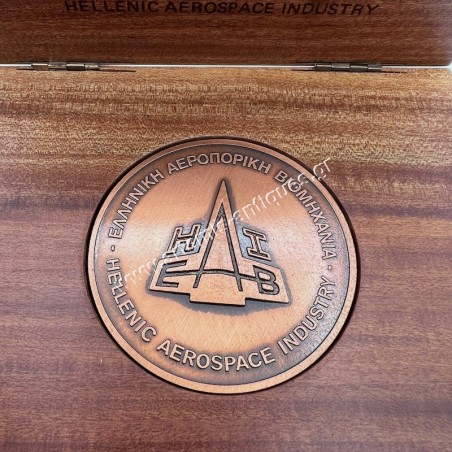 Hellenic Aerospace Industry by Engraver Tassos and Sculptor Papagiannis