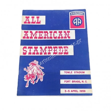 ALL AMERICAN STAMPEDE AIRBORNE MAGAZINE 3-5 APRIL 1959