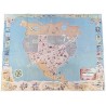 Official Texas Brags Map of North America