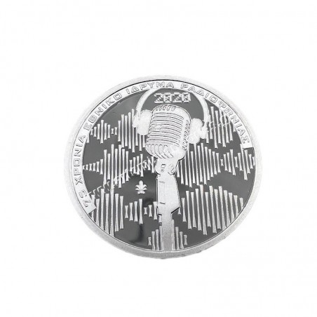 6 Euro 2020 Silver Proof National Radio Foundation Greece