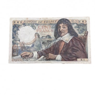 100 Francs 1942 P-101a Γαλλία