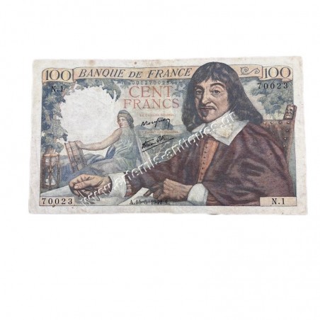 100 Francs 1942 P-101a Γαλλία