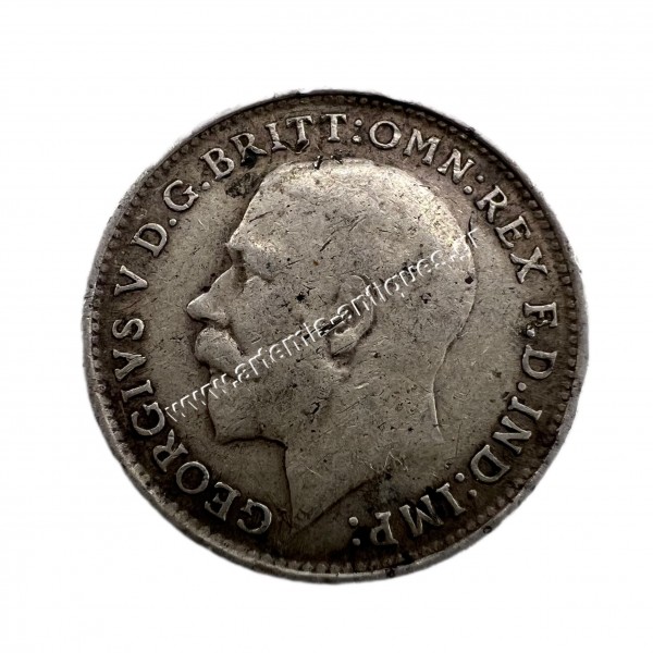3 Pence 1916 George V United Kingdom