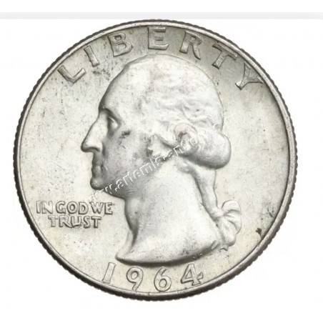 1/4 Dollar 1964 D CCG AU53