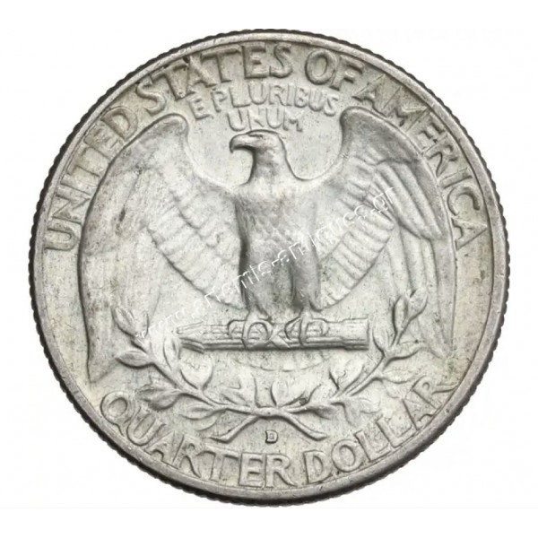 1/4 Dollar 1964 D CCG AU53