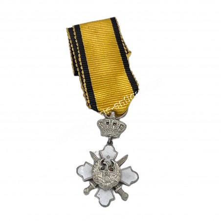 Silver Knight with Swords of the Order of the Phoenix Miniature Medal
