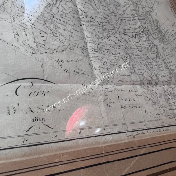 Χάρτης της Ασίας 1819 Γκραβούρα 2
