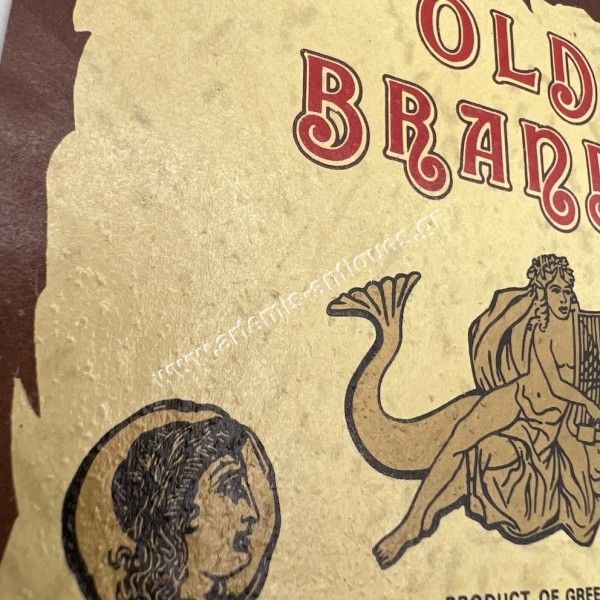 Old Brandy VIOP Mytilene , Greece Lithograph