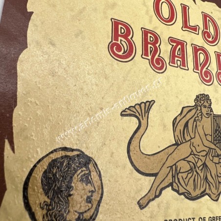 Old Brandy VIOP Mytilene , Greece Lithograph