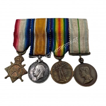British Bar of 4 Miniature Medals by Spink