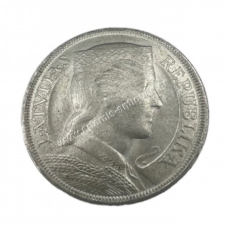 5 Lati 1932 Latvia Key Date